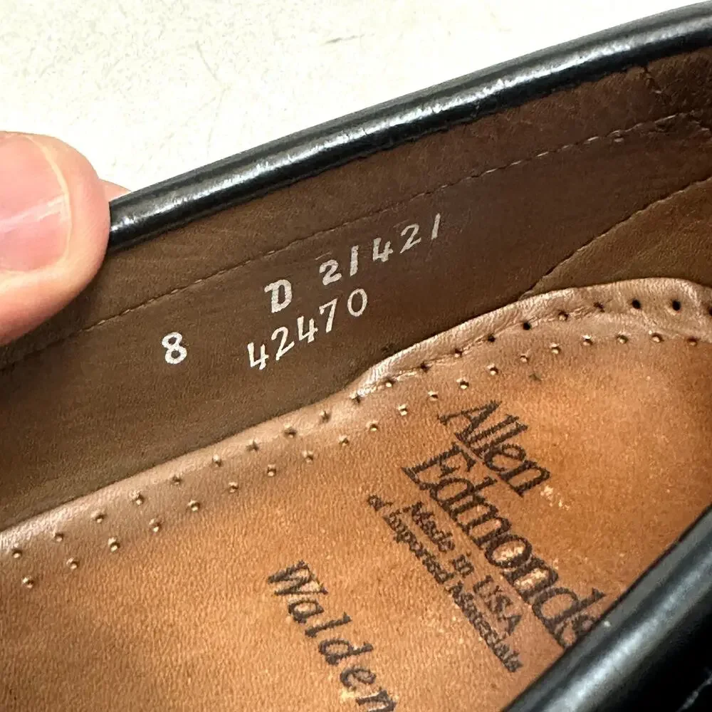 VGUC Rancourt x Allen Edmonds Walden Pinch Penny Loafer Made in Maine USA 8 D